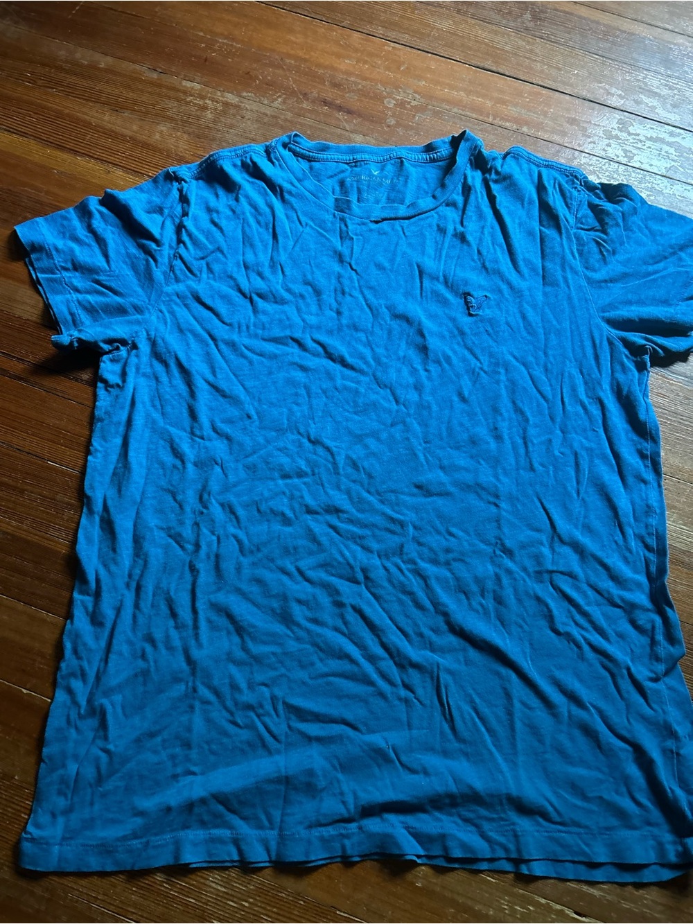American Eagle Men's Short-Sleeve Crewneck TShirt Bright Blue
SIZE:L
NEVER WORN